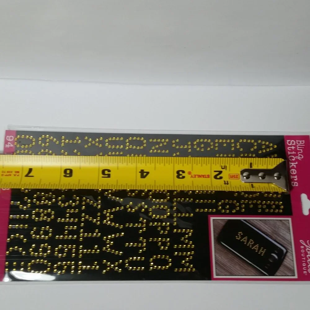 Bling Stickers Gold 2 Sheets 93 Pieces per Sheet L